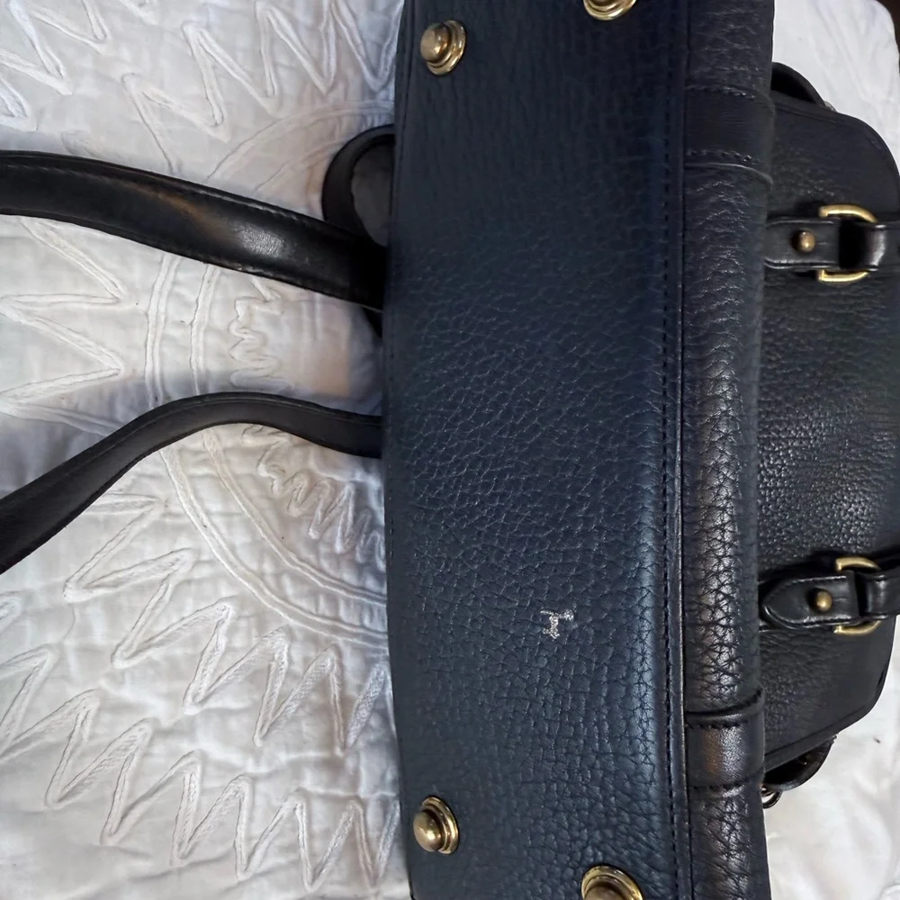 Dooney & Bourke Black Leather Shoulder Bag - Picture 3 of 3